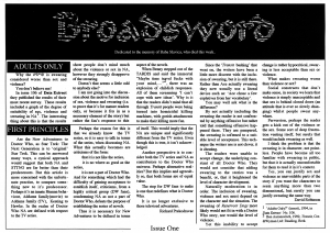 Broadsword Issue 01